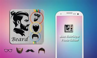 Smarty Man editor - men hairStyle & beard editor Ekran Görüntüsü 1
