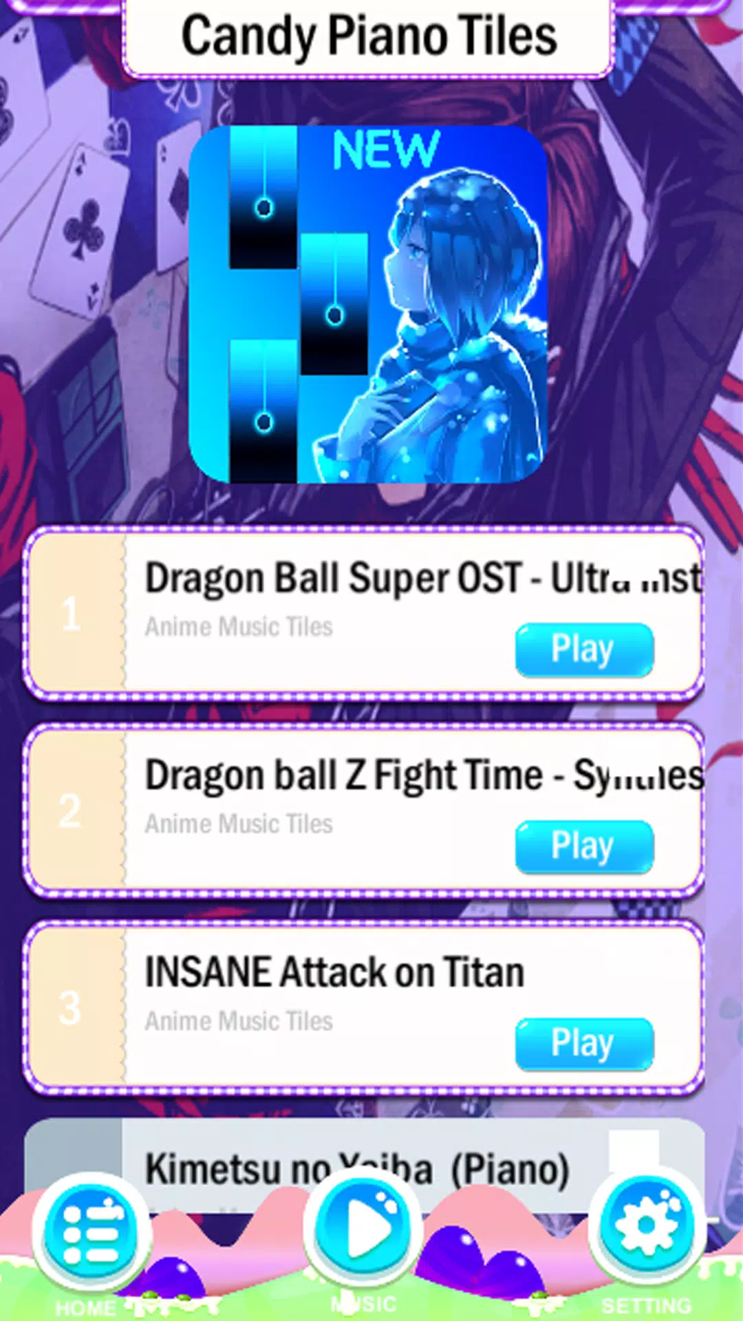 Descarga de APK de Piano Tiles 3 - Magic Tiles Anime Songs para Android