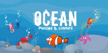 Океан - головоломки и цвет 2+