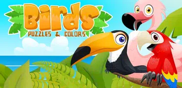 Birds - Kids Coloring Puzzle