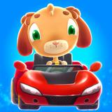 Puppy Cars – Kids Racing Game أيقونة