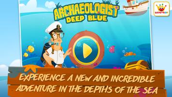 Archaeologist Deep Blue - Kids پوسٹر