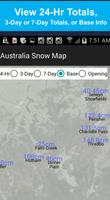 Australia Snow Map capture d'écran 2