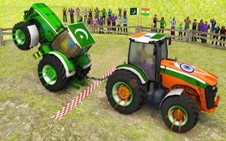 Pull Tractor Games: Tractor Driving Simulator 2019 پوسٹر
