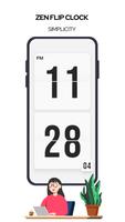 Zen Flip Clock plakat