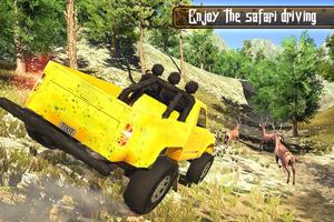 Cazador de animales 4x4 jeep Poster