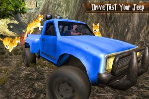 Cazador de animales 4x4 jeep captura de pantalla 2