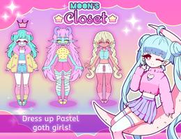 Moon's Closet dress up game پوسٹر