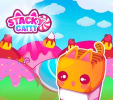 Stacky Catty Jogo de corrida Cartaz