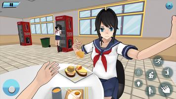 Anime High School Simulator 3D capture d'écran 3