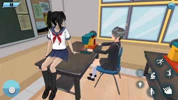 Anime High School Simulator 3D capture d'écran 2