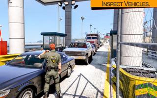Border Police Patrol Duty Sim اسکرین شاٹ 1