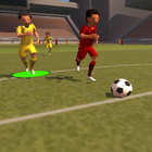 partido de fútbol 2014 3D icono