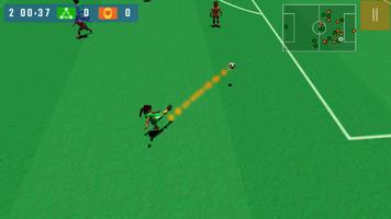 partido de fútbol 2014 3D captura de pantalla 2