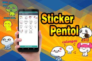 Funny Emoji Pentol Sticker - WAStickerApps スクリーンショット 2