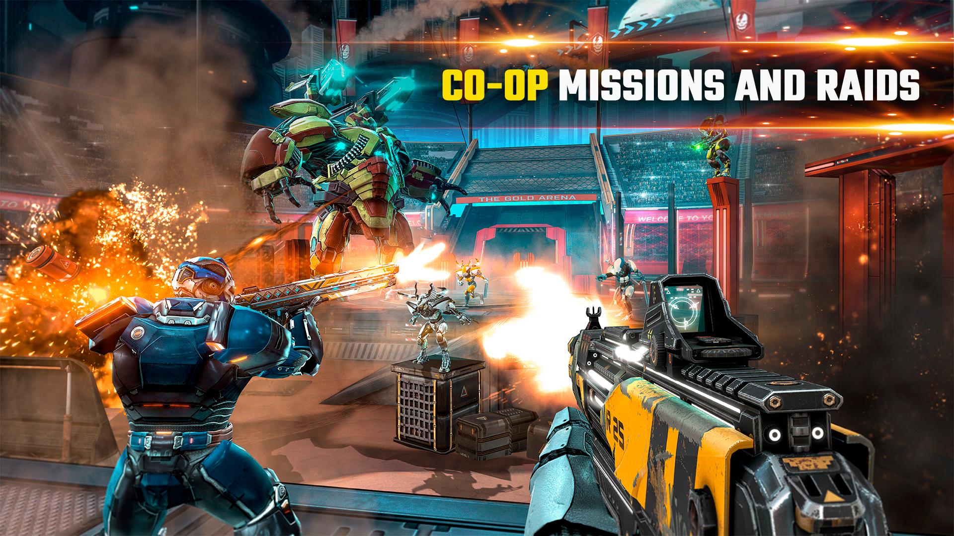 Игра про андроидов новая. Shadowgun Legends. Shadowgun Legends игра. Shadowgun Legends шутер. Shadowgun Legends Василиск Киры.