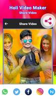 Holi Video Maker الملصق