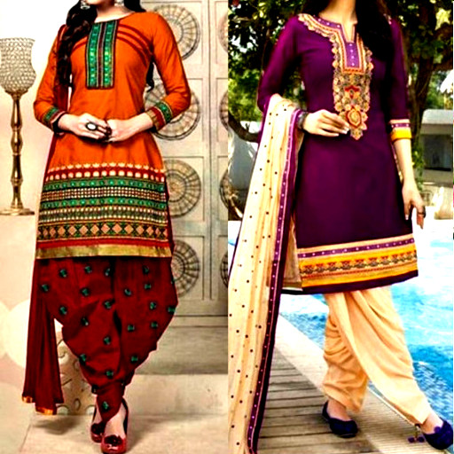 Patiala Shahi Suit Designs HD