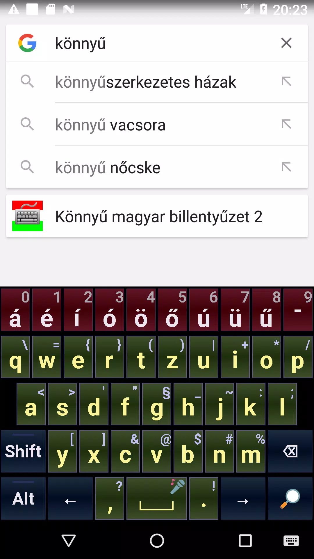 Könnyű magyar billentyűzet "Mo APK for Android Download