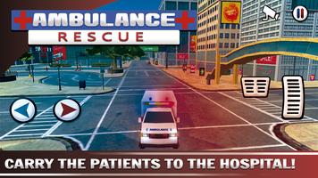 Ambulance Rescue Driving - Simulator ภาพหน้าจอ 3