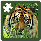 Wild animals puzzle: Jigsaw icon