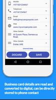 Biznesscard Scanner اسکرین شاٹ 2