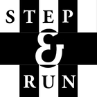 ikon Langkah dan Run.