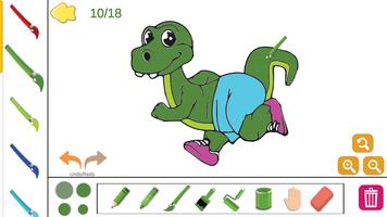 coloring dinosaur park pages screenshot 3