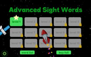 Advanced Sight Words Free Affiche