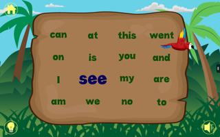 Kindergarten Sight Words poster