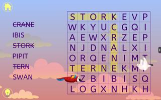 Kids Word Search: Nature Plakat