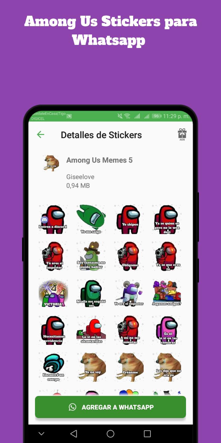 Stickers De Among Us Para Wa For Android Apk Download