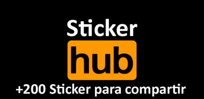 Sticker HUB - WAStickers Hot Affiche