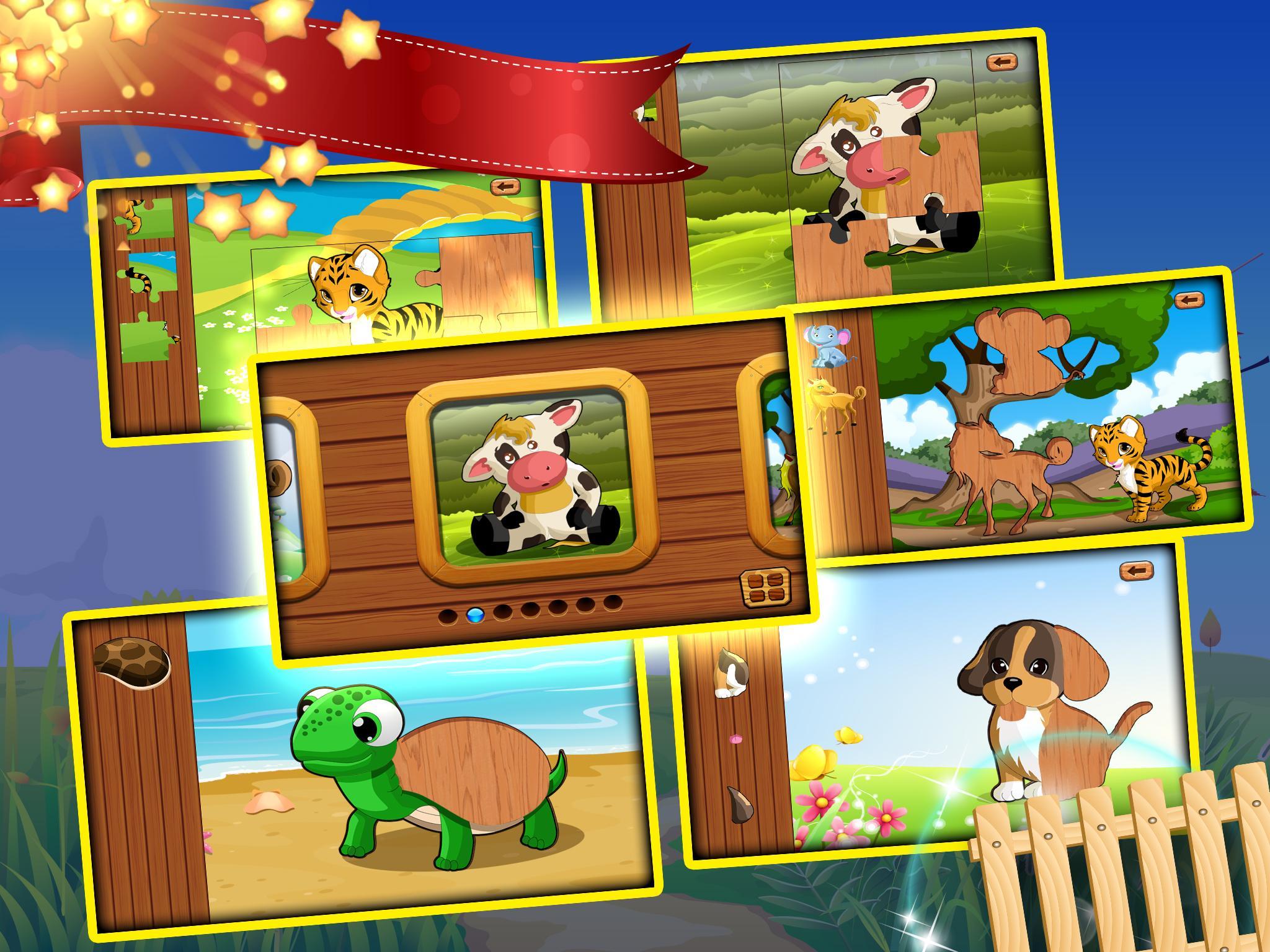 Jogo quebra cabeça animais  Preschool puzzles, Math activities preschool,  Puzzle games for kids