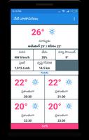 1 Schermata Today's weather In Telugu -  నేటి వాతావరణం