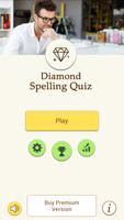 Diamond Spelling Quiz English Affiche