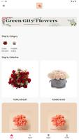 Green City Flowers الملصق