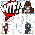 HD WAStickerapps Gorilla Meme Sticker Pack New icône