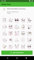 Amazing Cute Puppy Stickers WAStickerApps New 2019 capture d'écran 2