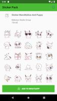 Amazing Cute Puppy Stickers WAStickerApps New 2019 スクリーンショット 2