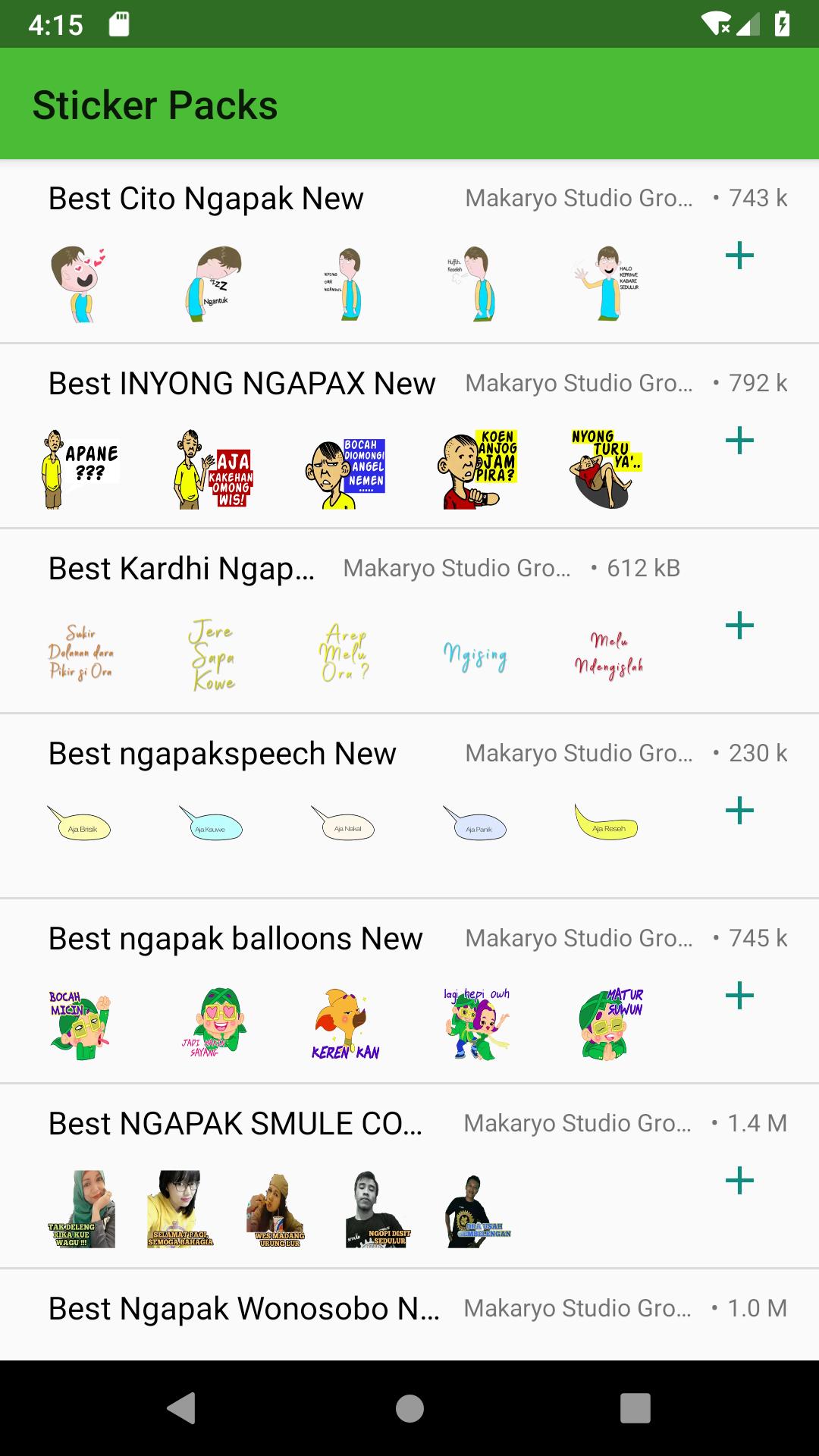 Pack Jawa Stiker For Wastickerapps Ngapak New 2019 For Android