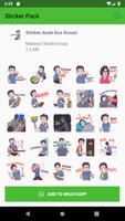 Baru Sticker Indonesia Untuk WhatsApp Pack Lengkap capture d'écran 1