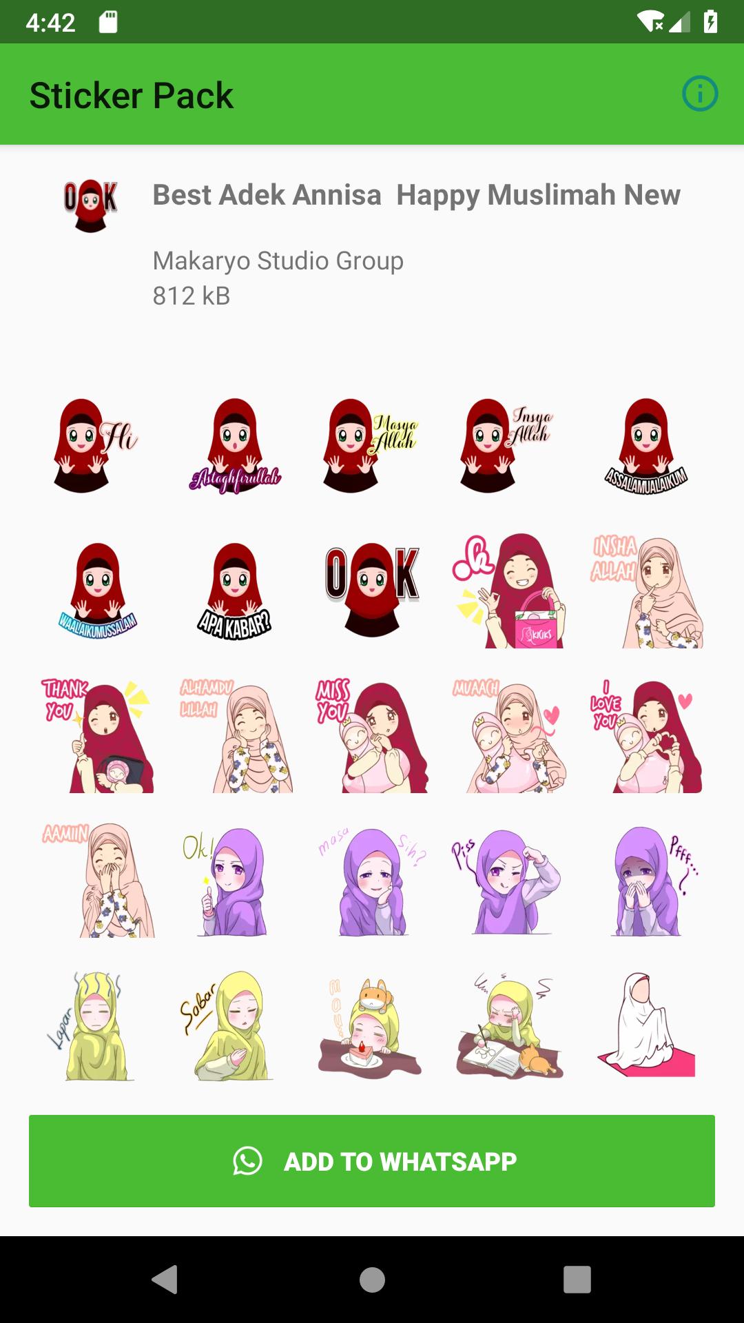 Baru Sticker Muslimah Cantik Wastickerapps 2019 For Android Apk