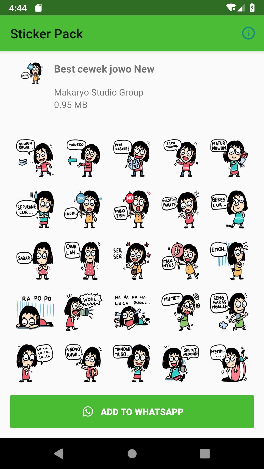 Koleksi Sticker Pack Jawa Lucu Wastickerapps Baru For Android