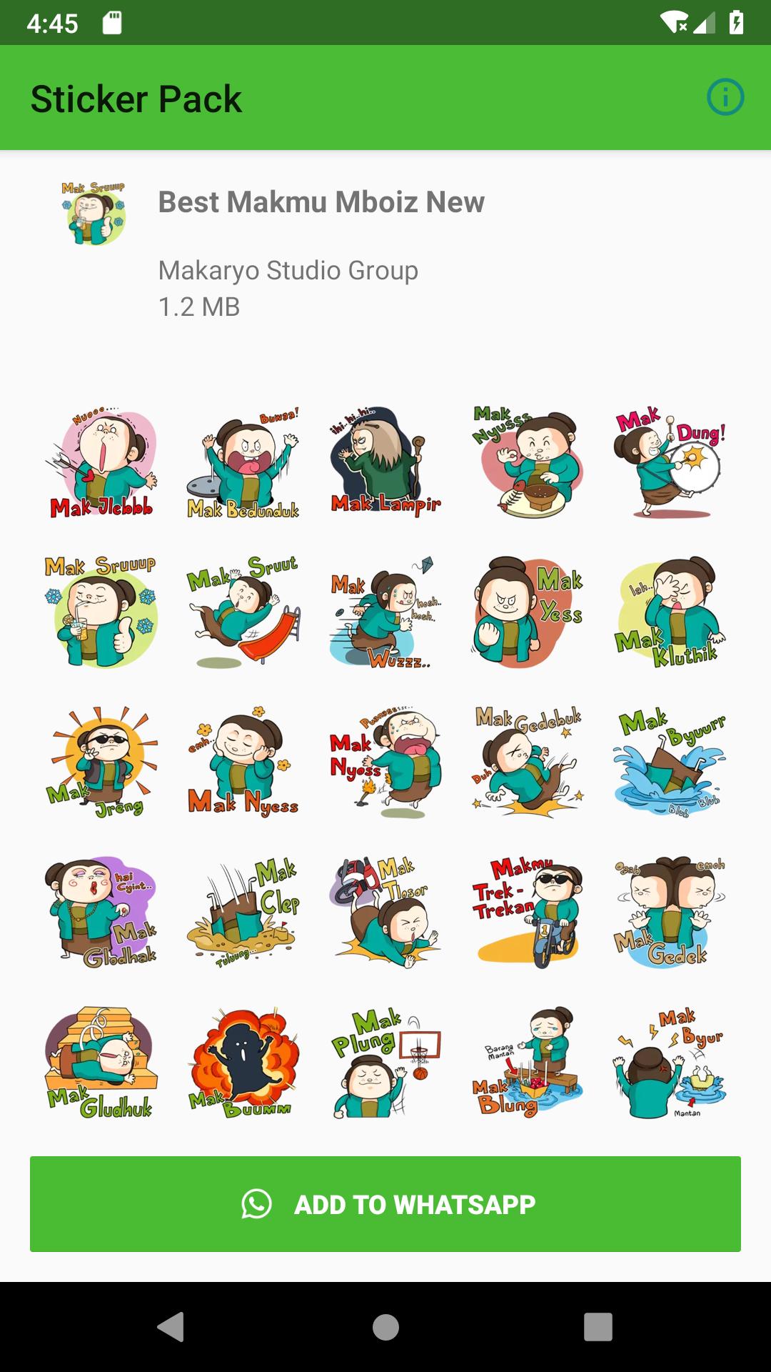 Koleksi Sticker Pack Jawa Lucu Wastickerapps Baru For Android