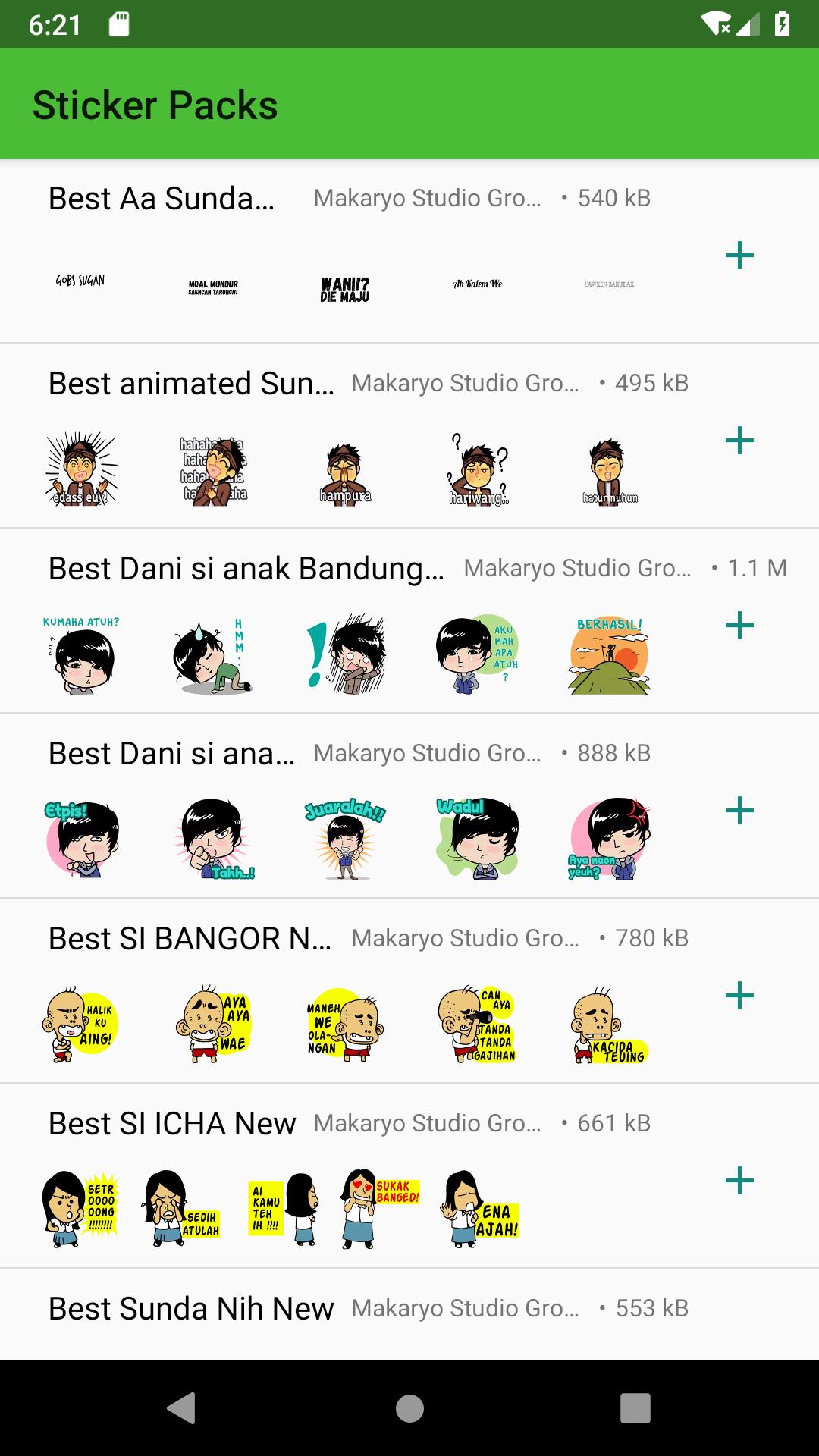 Koleksi Stiker Sunda Wastickerapps Pack Lengkap For Android Apk