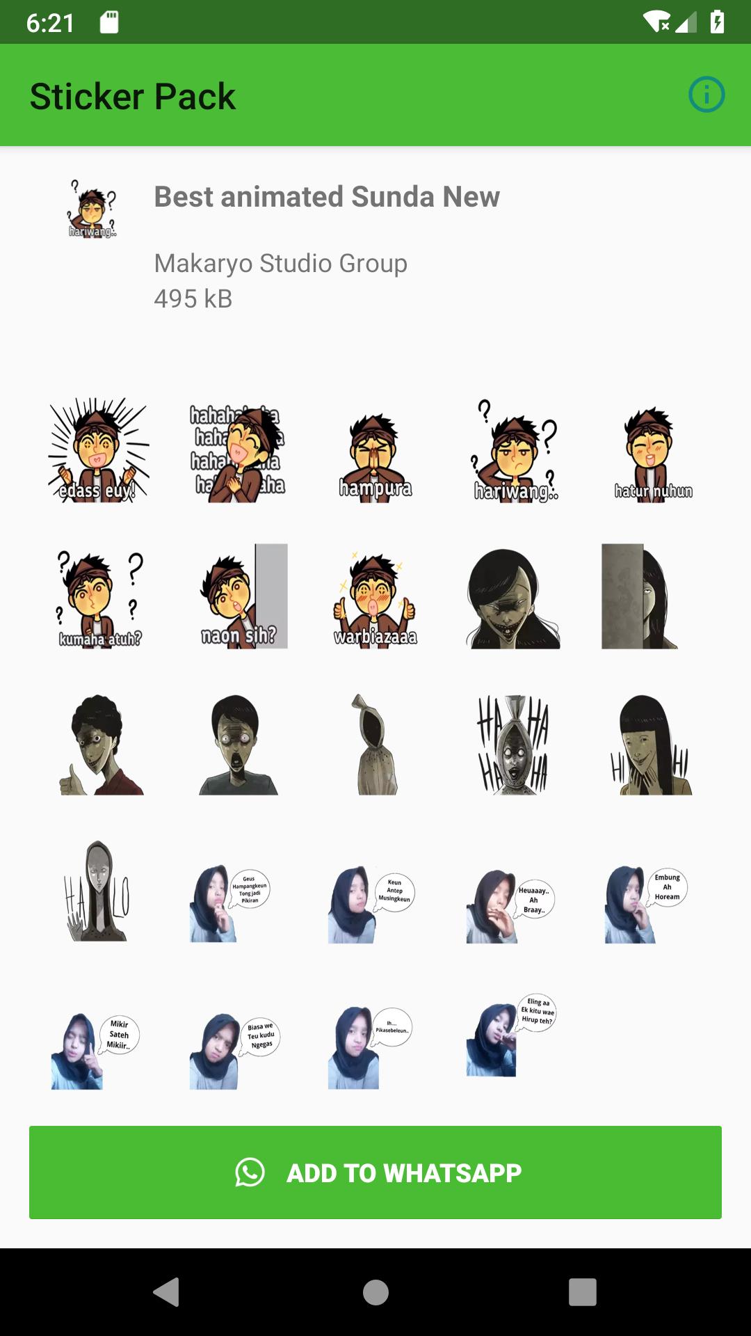 Koleksi Stiker Sunda Wastickerapps Pack Lengkap For Android Apk