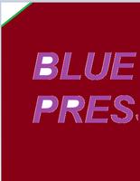 BLUE PRESS poster