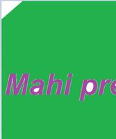 MAHI PRESS پوسٹر