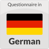 Test und Fragebogen - Deutsch Zeichen